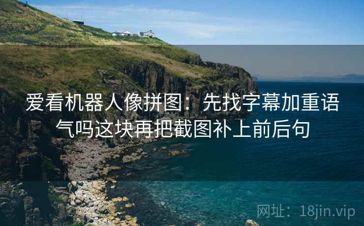 爱看机器人像拼图：先找字幕加重语气吗这块再把截图补上前后句